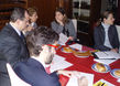 El I Desayuno CEMOFPSC tuvo lugar el día 21 de marzo de 2011 y estuvo dedicado al tema EL AGUA EN ORIENTE MEDIO Y SU RELACIÓN CON LA PAZ 